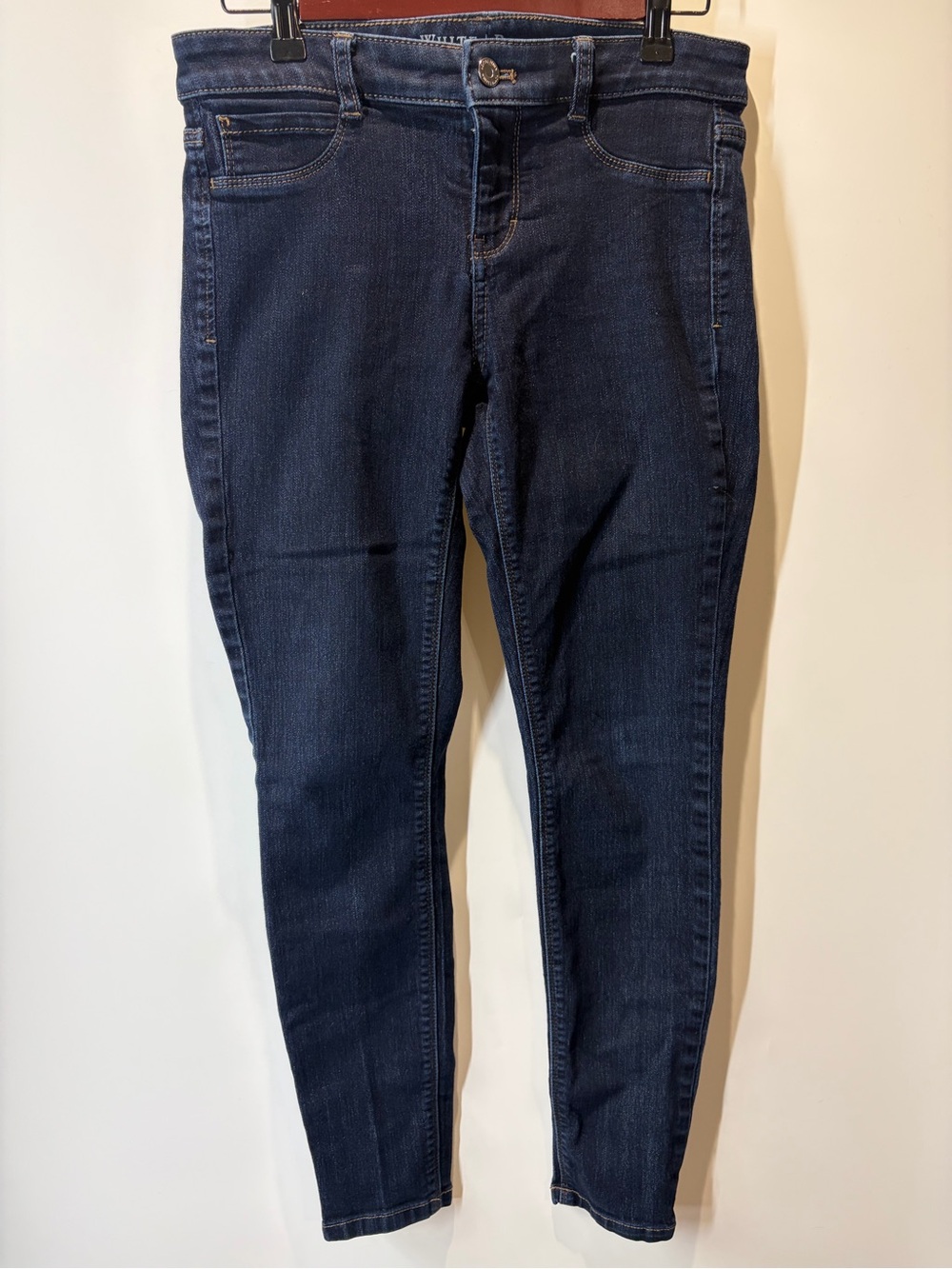 White House Black Market Dark Indigo Skinny Jeans